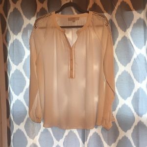 Light cream/off white Long sleeve shirt